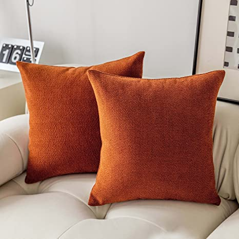 Orange+and+brown+throw+pillows
