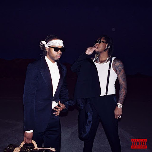 This is the album cover for “WE DON’T TRUST YOU” by Metro Boomin and Future. The album debuted at No. 1 on the Billboard 200 at release.
